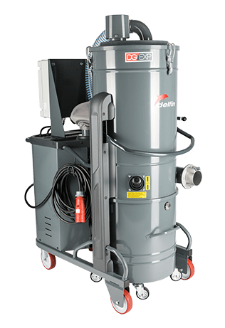 Atex certified industrial vacuum cleaner on wheels with very high suction power - DG 75 ATEX