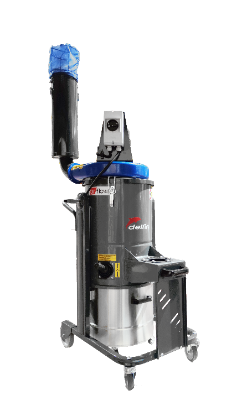 ZONE 22 ATEX CERTIFIED COMPACT INDUSTRIAL VACUUM WITH HIGH AIR FLOW ZFR EL T4 Z22 - II 3D 